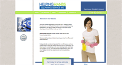 Desktop Screenshot of helpinghandscleans.com